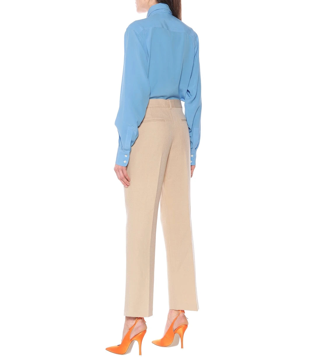 Victoria Beckham - High-rise straight wool pants
