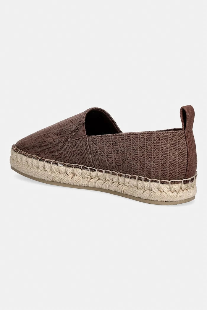 Calvin Klein еспадрили дамски OBLIQUE ESPADRILLE AOP