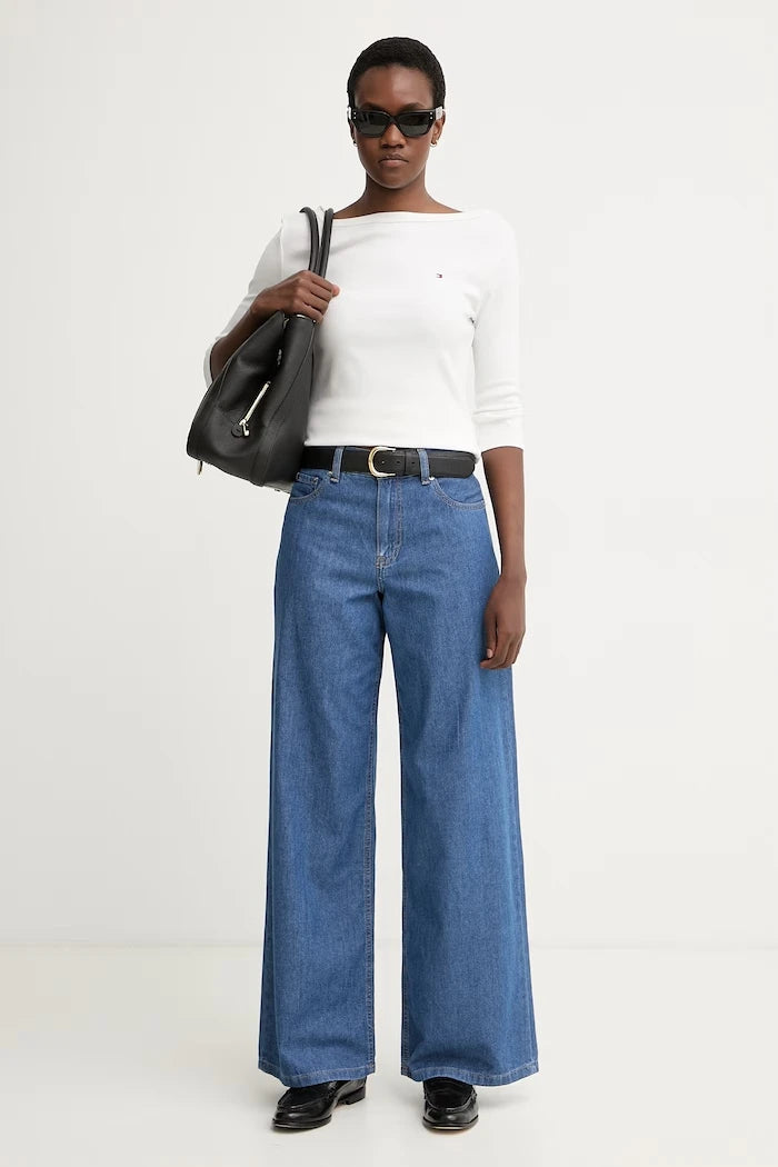 Tommy Hilfiger дънки wide leg дамски
