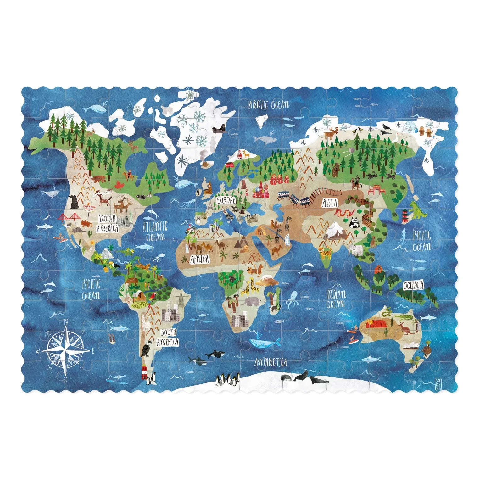 Londji - Discover the World pocket puzzle