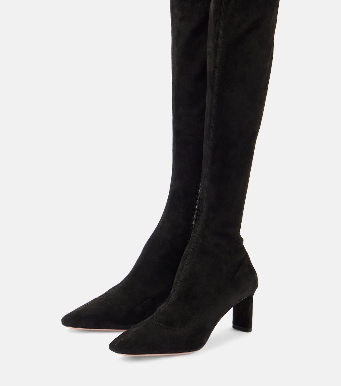 Aquazzura - Zenn 65 suede knee-high boots