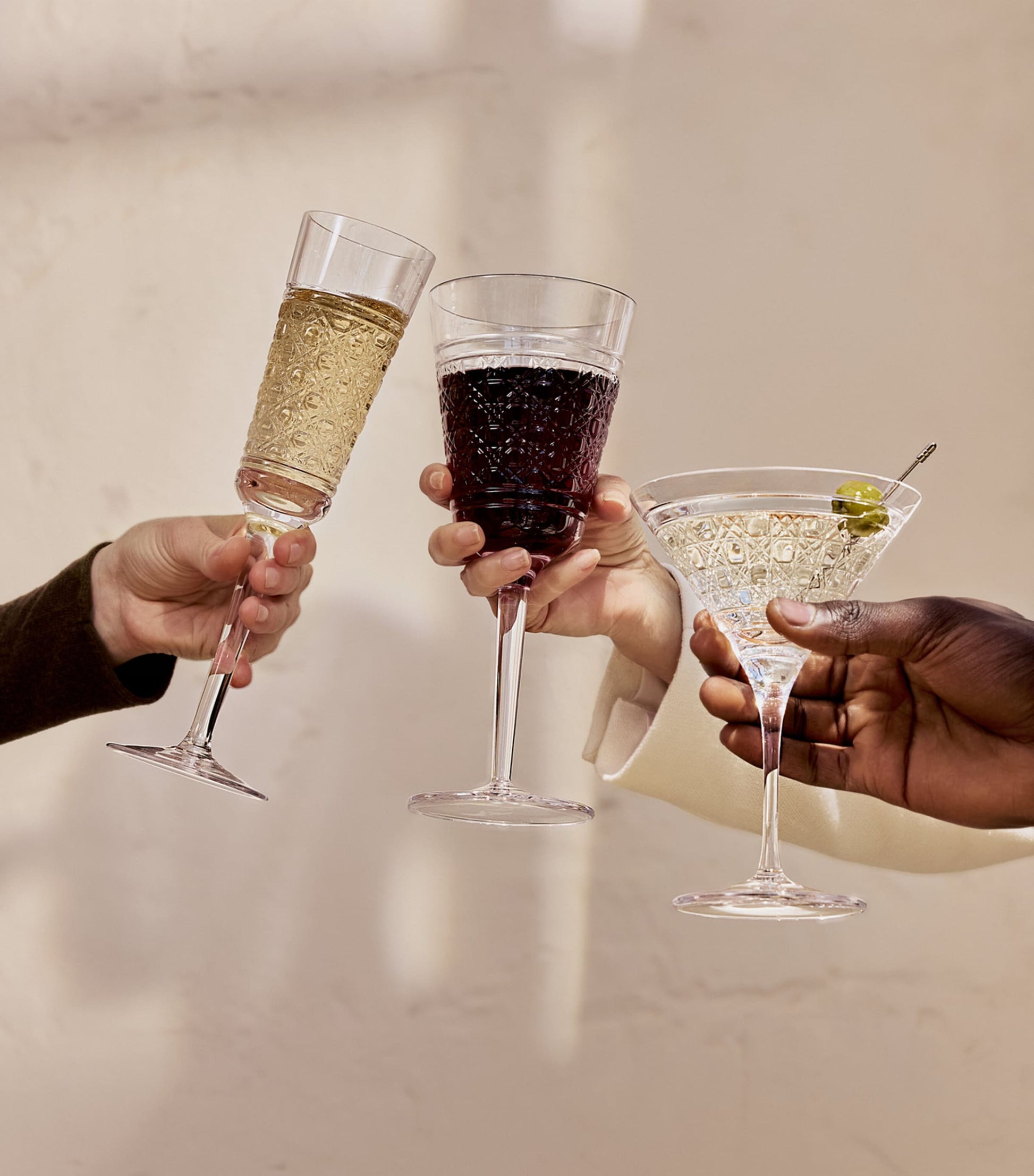 Set of 2 Crystal Opulence Champagne Flutes (185ml)