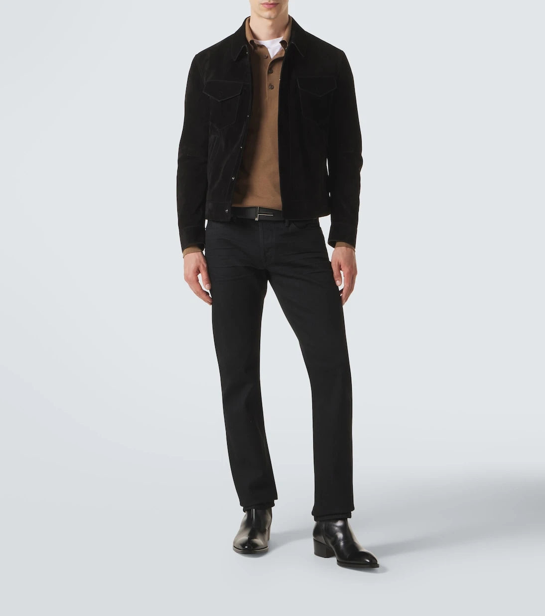 Tom Ford - Wool gauge polo sweater