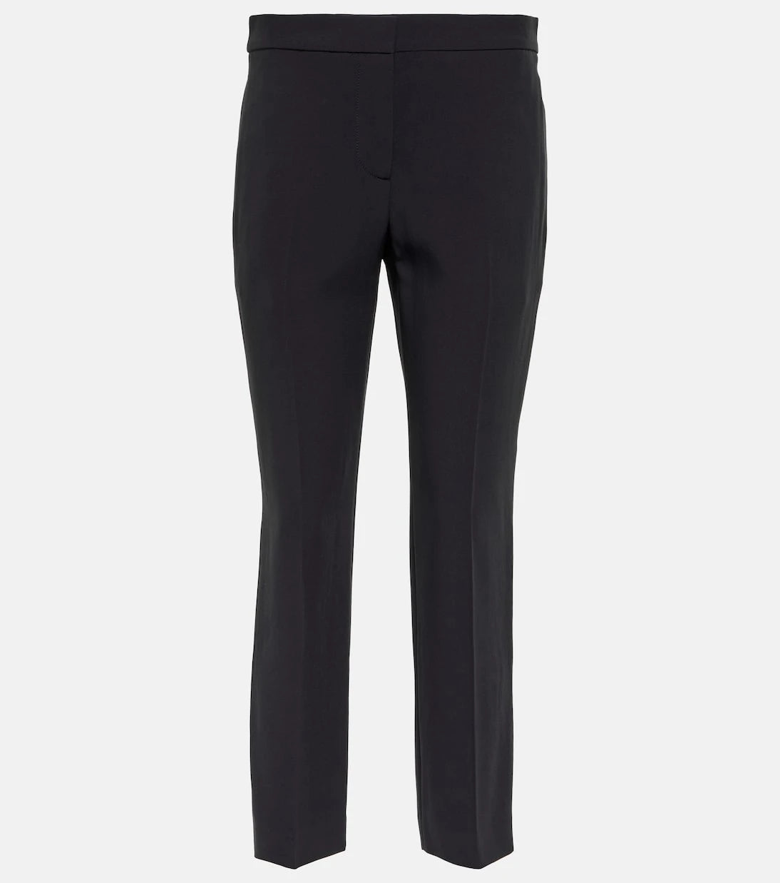 McQueen - Mid-rise slim crêpe pants