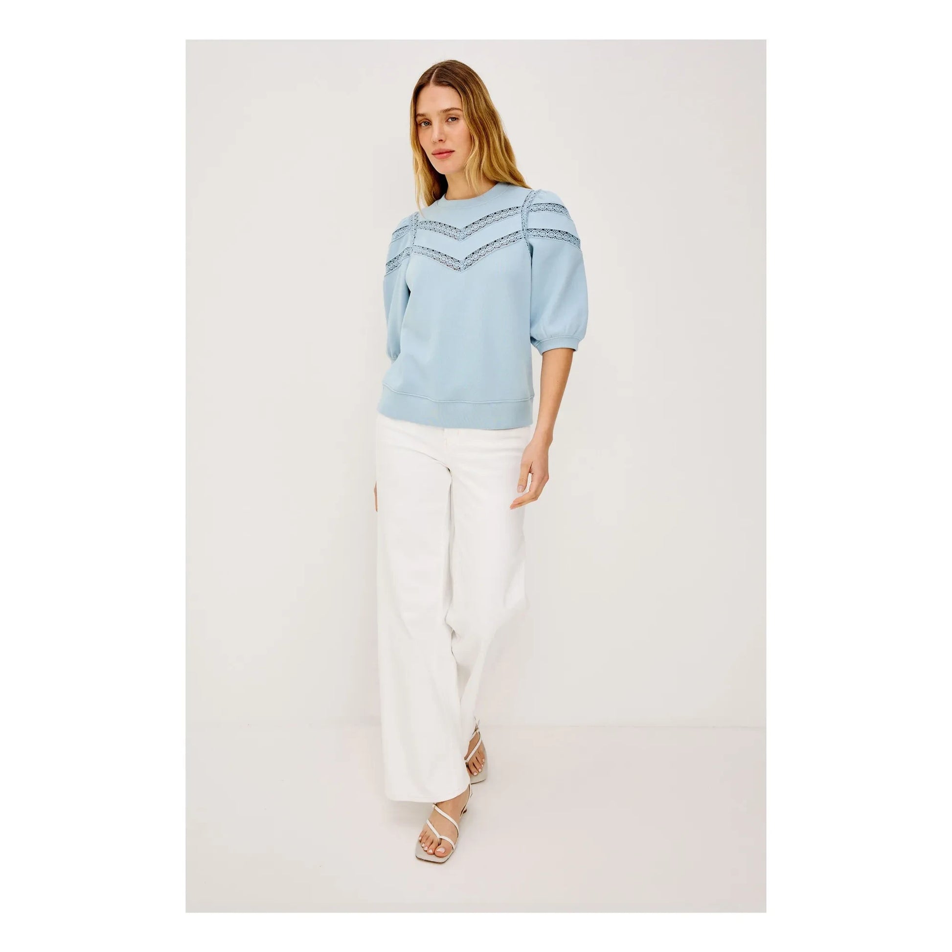 Rails - Adria embroidery sweater | Blue