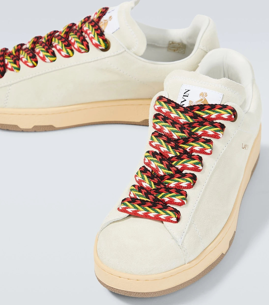 Lanvin - Lite Curb suede sneakers