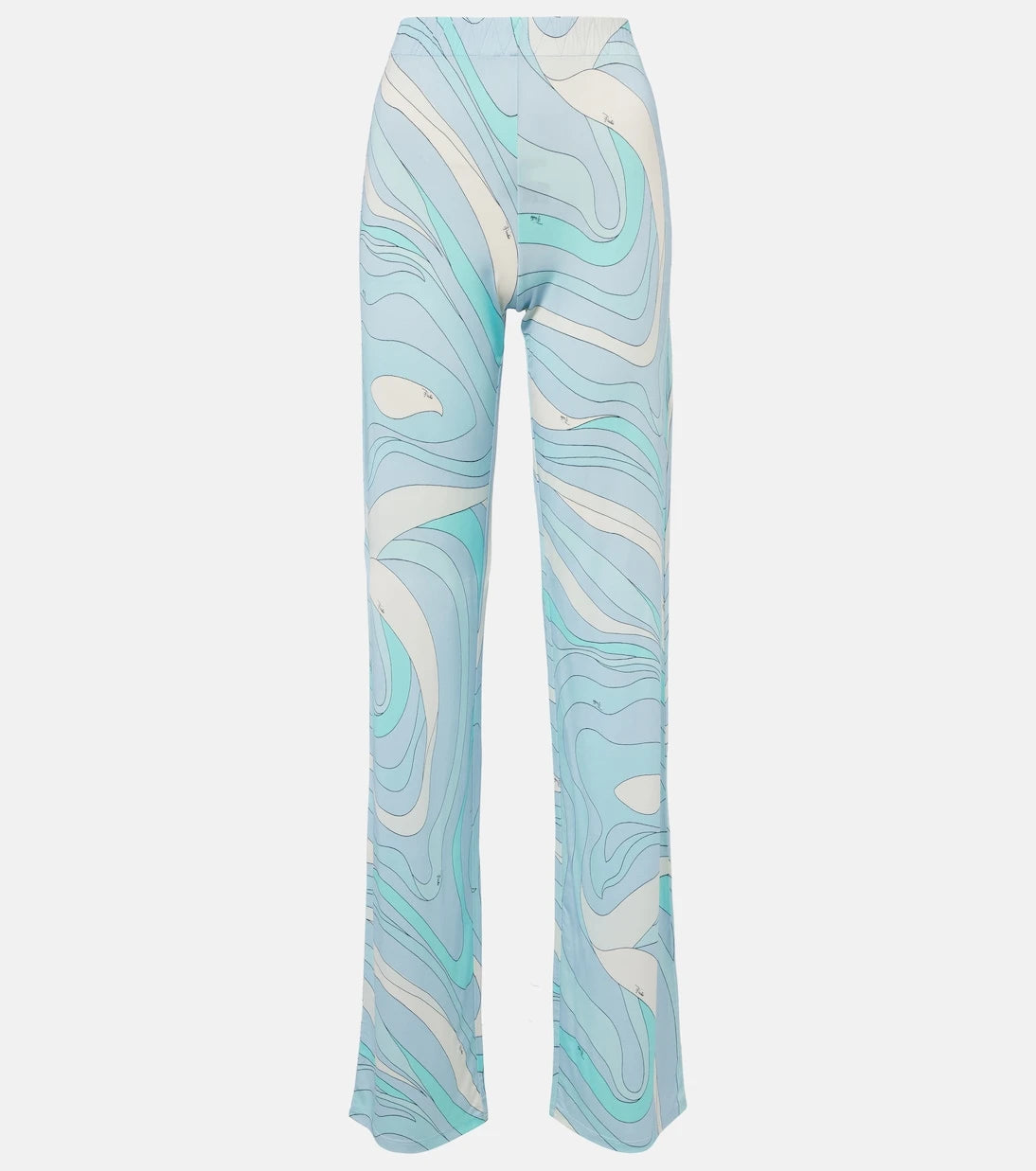 Pucci - Marmo satin jersey straight pants