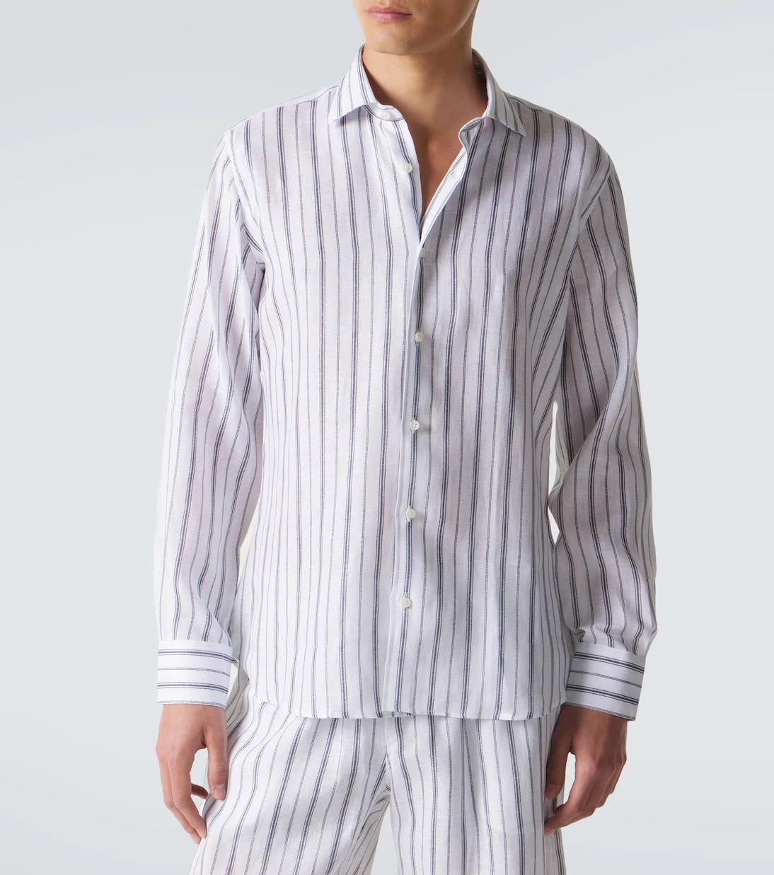 Fedeli - Striped linen shirt