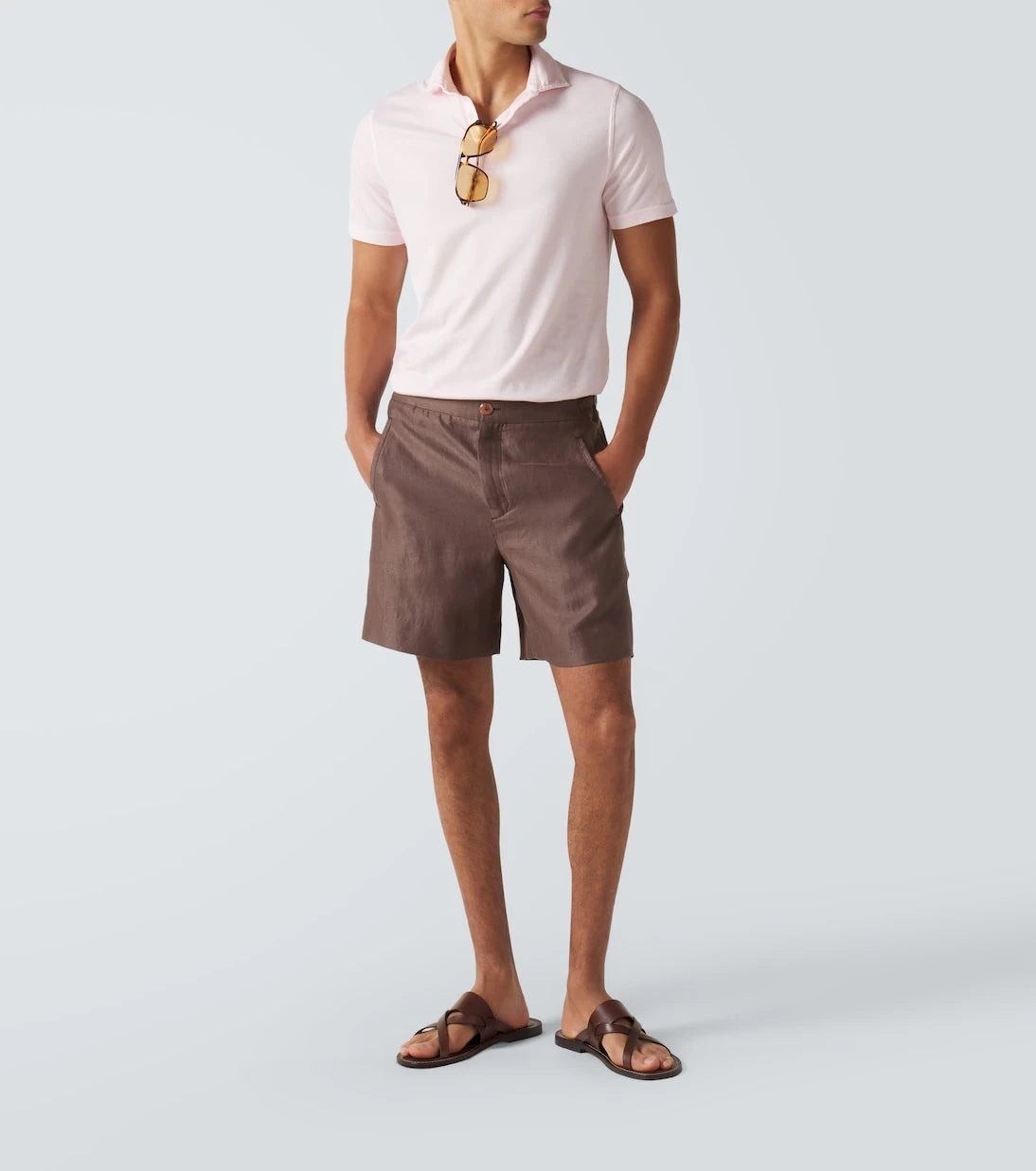 Fedeli - Cotton jersey polo shirt