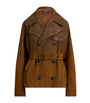 Brown Lamsbkin Eldridge Moto Jacket