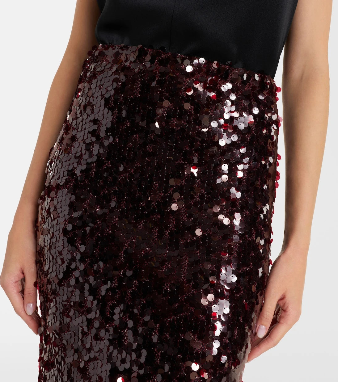 Christopher Esber - Opaline sequined midi skirt