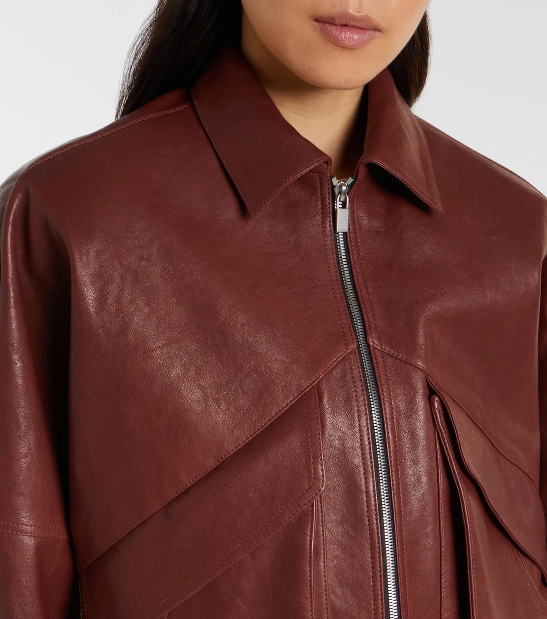 Magda Butrym - Leather bomber jacket