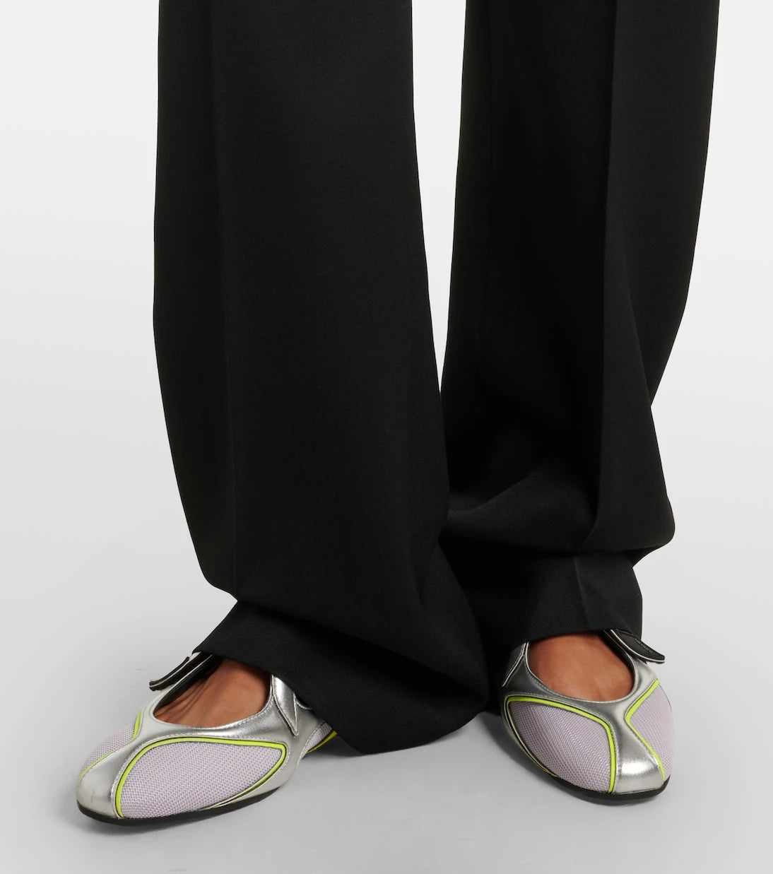 The Attico - Virgin wool wide-leg pants
