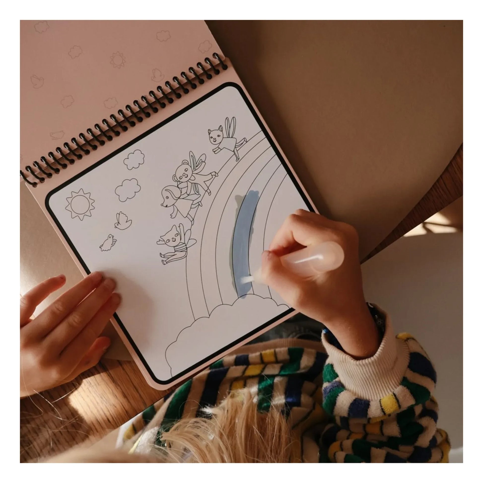 Mushie - Fées erasable coloring book | Pink