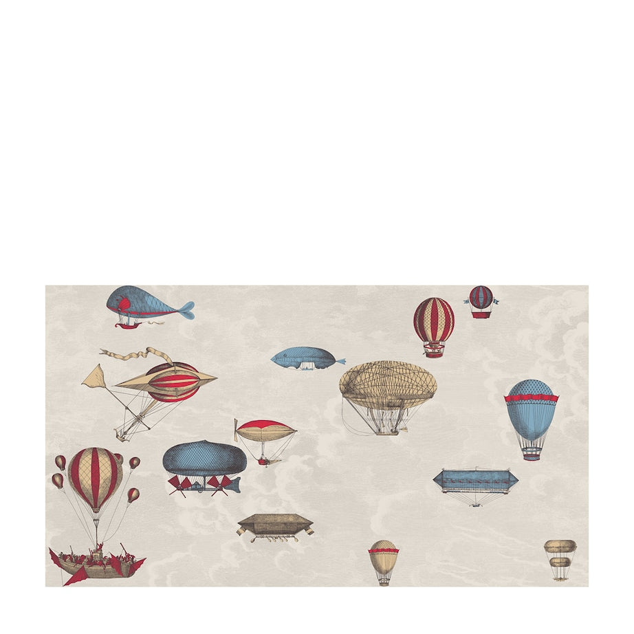 Cole & Son x Fornasetti Set of 2 Macchine Volanti Wallpaper Rolls