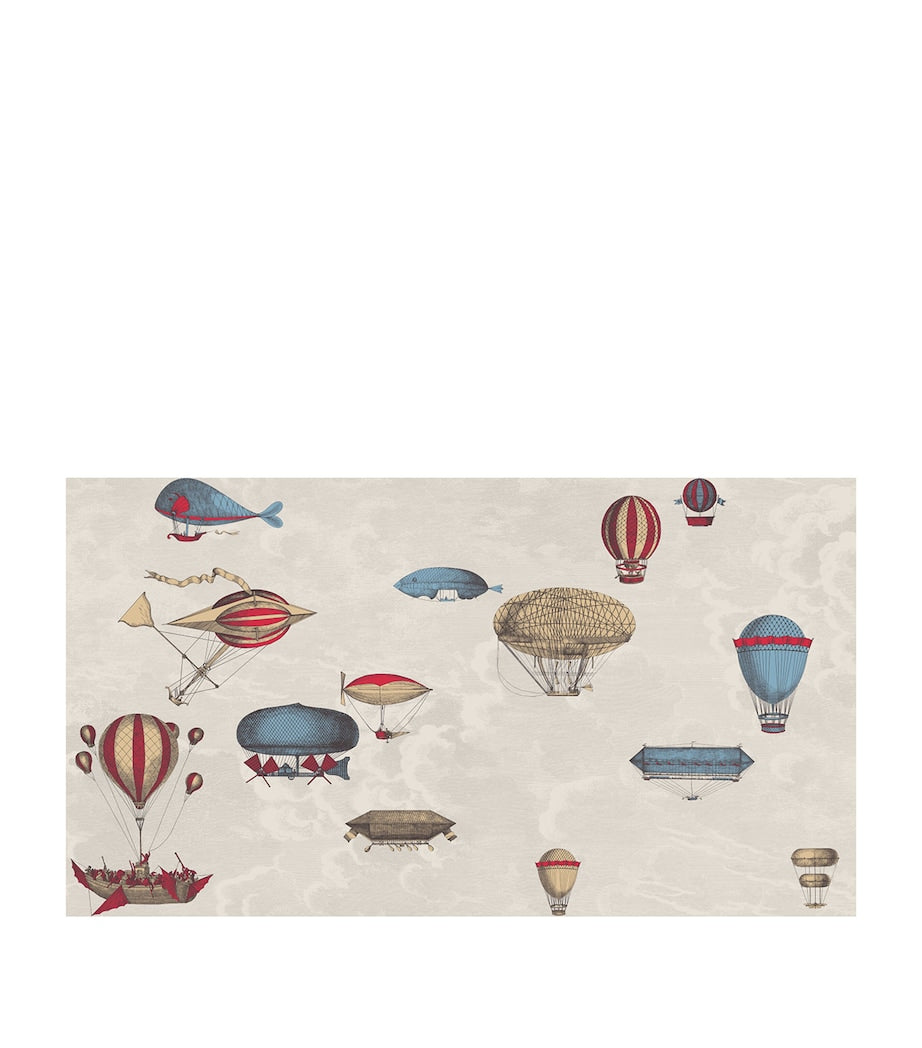 Cole & Son x Fornasetti Set of 2 Macchine Volanti Wallpaper Rolls
