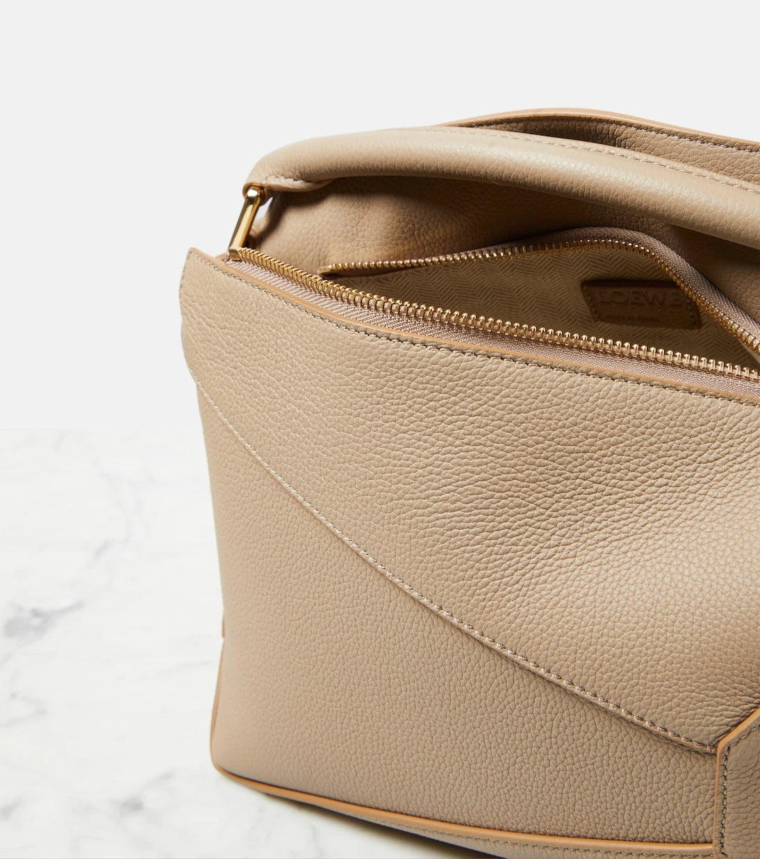 Loewe - Puzzle Edge Küçük deri tote çanta