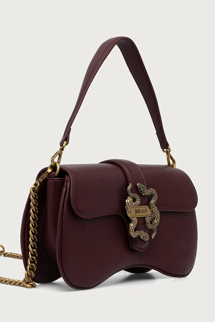 Just Cavalli suni deri kadın crossbody çanta