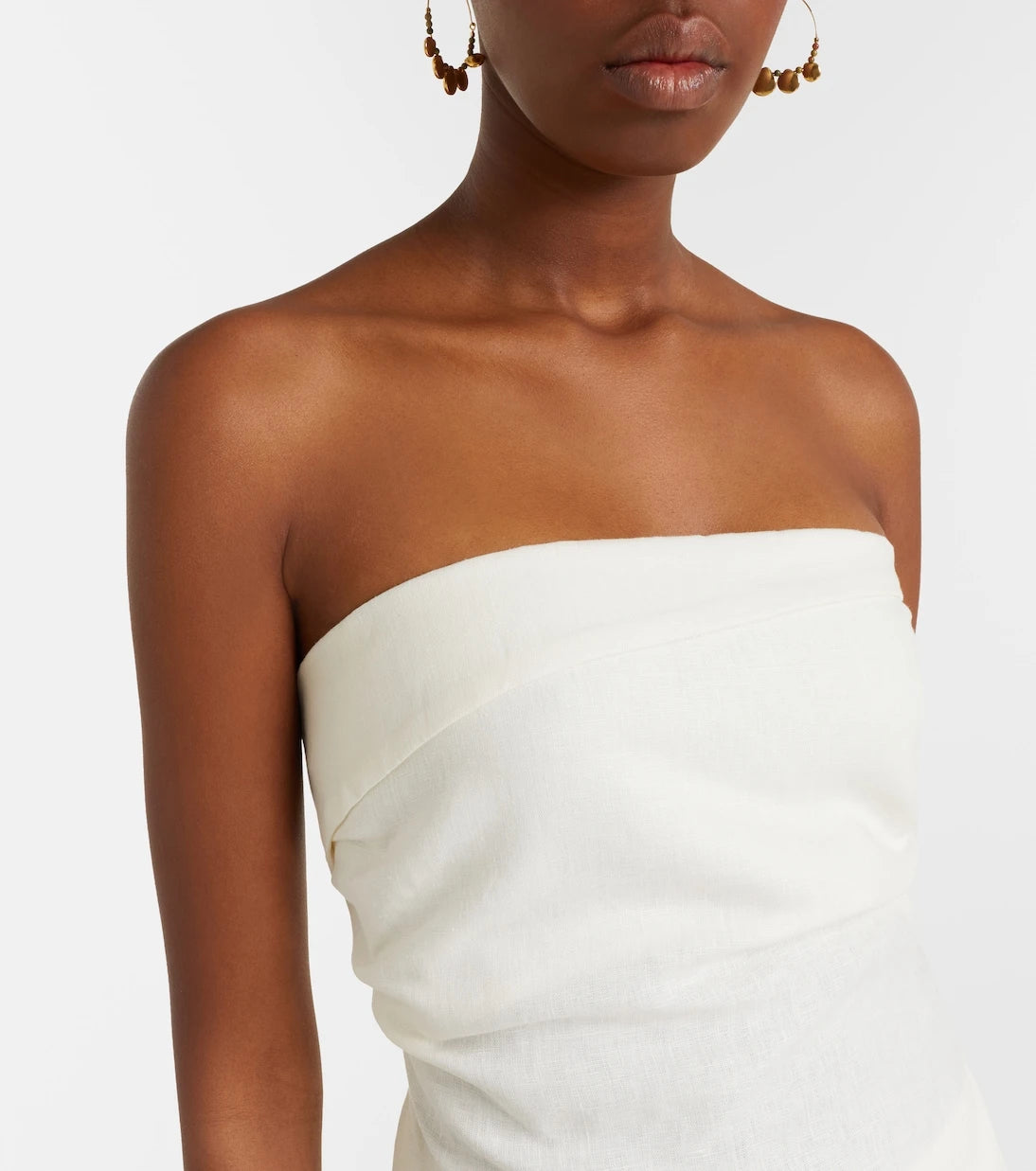 Faithfull - Boe strapless linen top