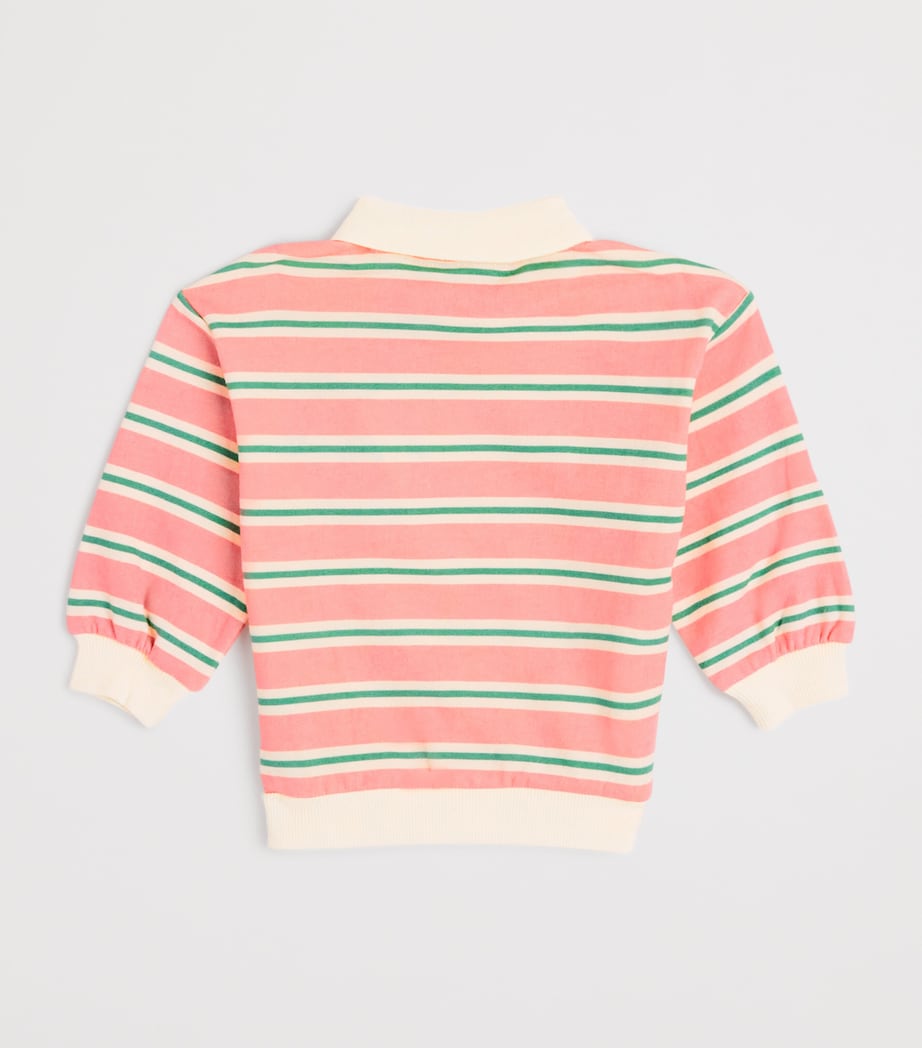 Cotton Stripe Polo Sweater (12 Months-4 Years)