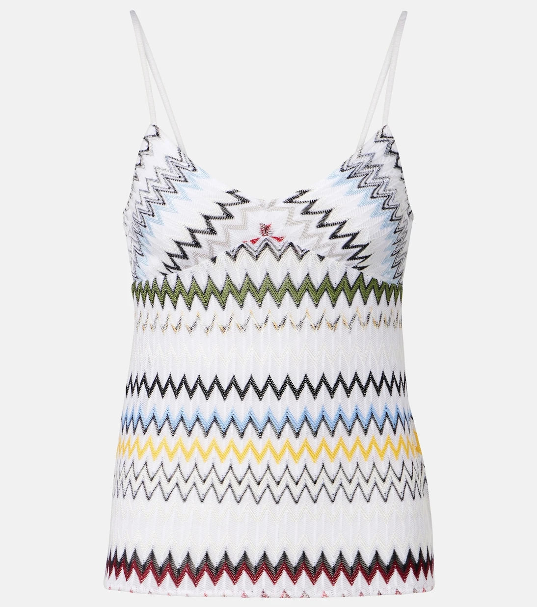 Missoni - Chevron lamé tank top