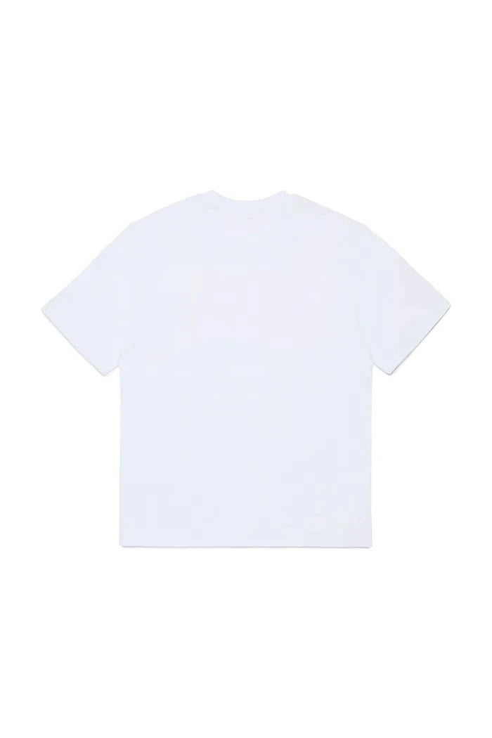 Детска памучна тениска Diesel THIDE OVER T-SHIRT
