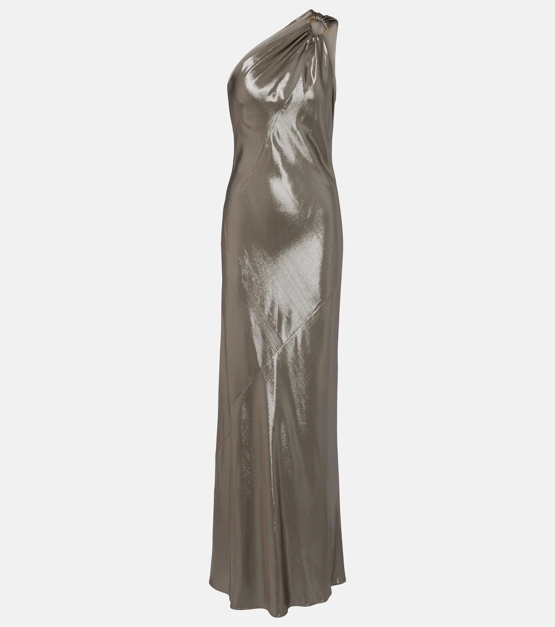 Max Mara - Odissea one-shoulder lamé gown
