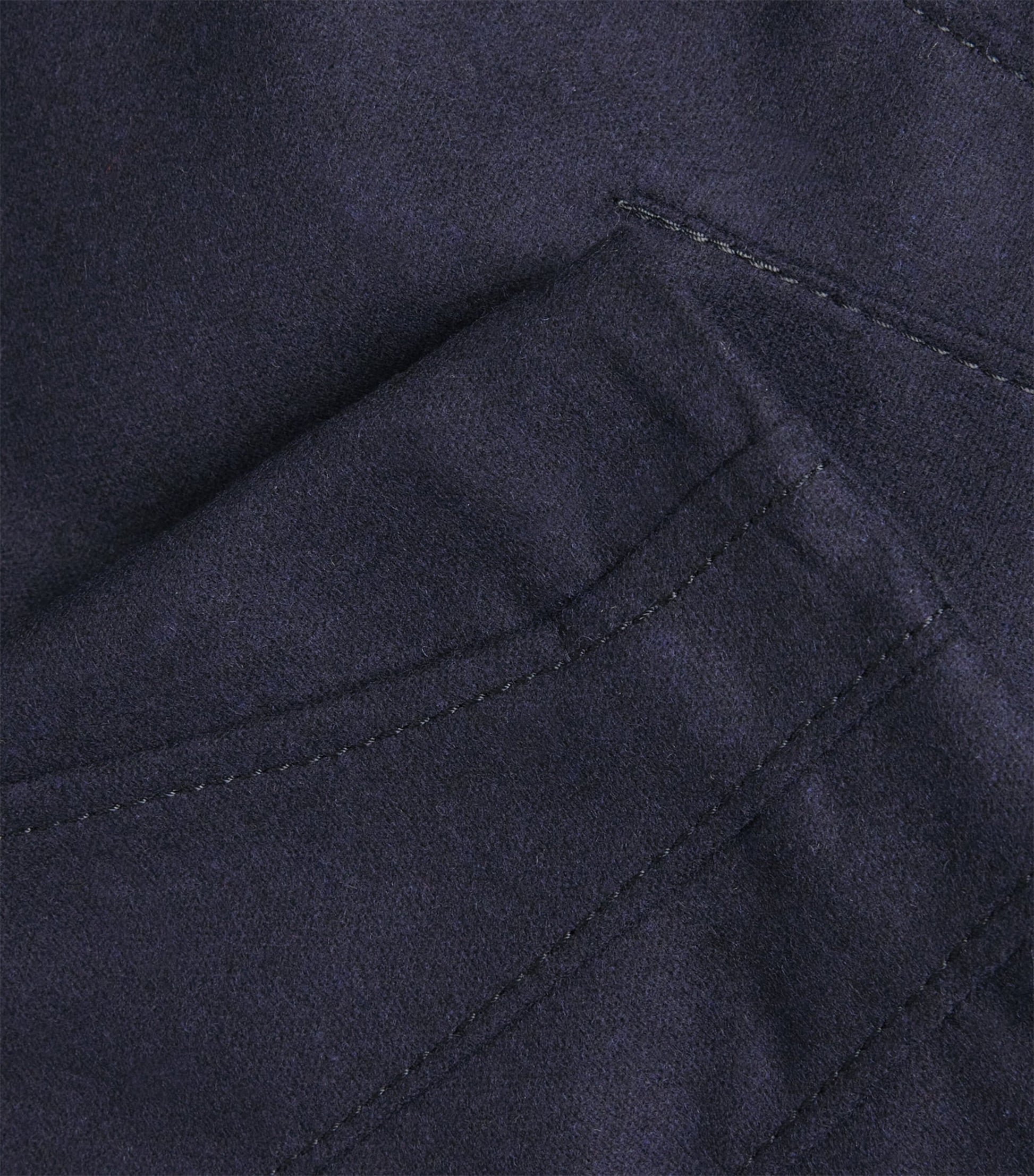 MAX&Co. Blue Wool-Blend Shorts