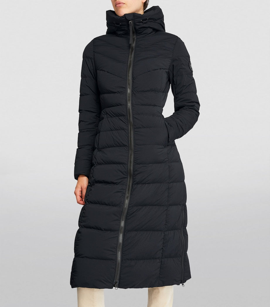 Canada Goose Black Down-Filled Clair Long Coat