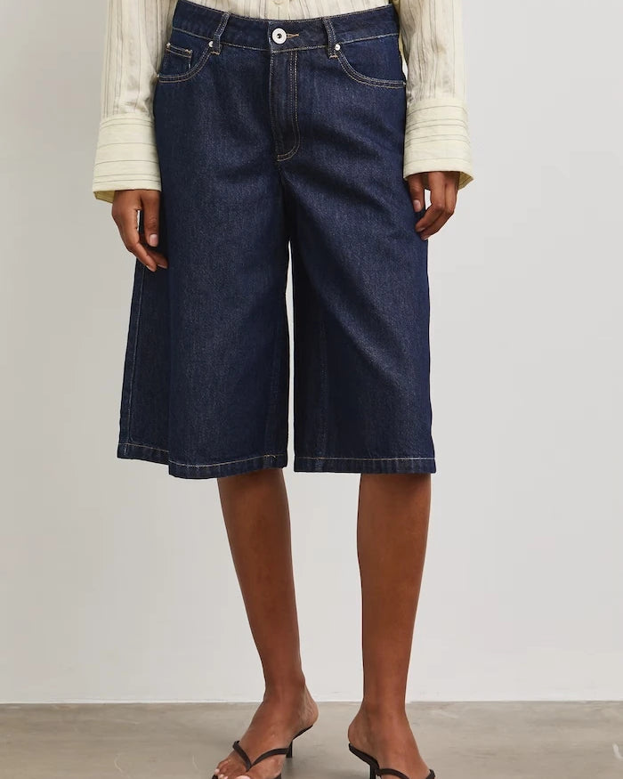 Medicine denim kadın bermuda