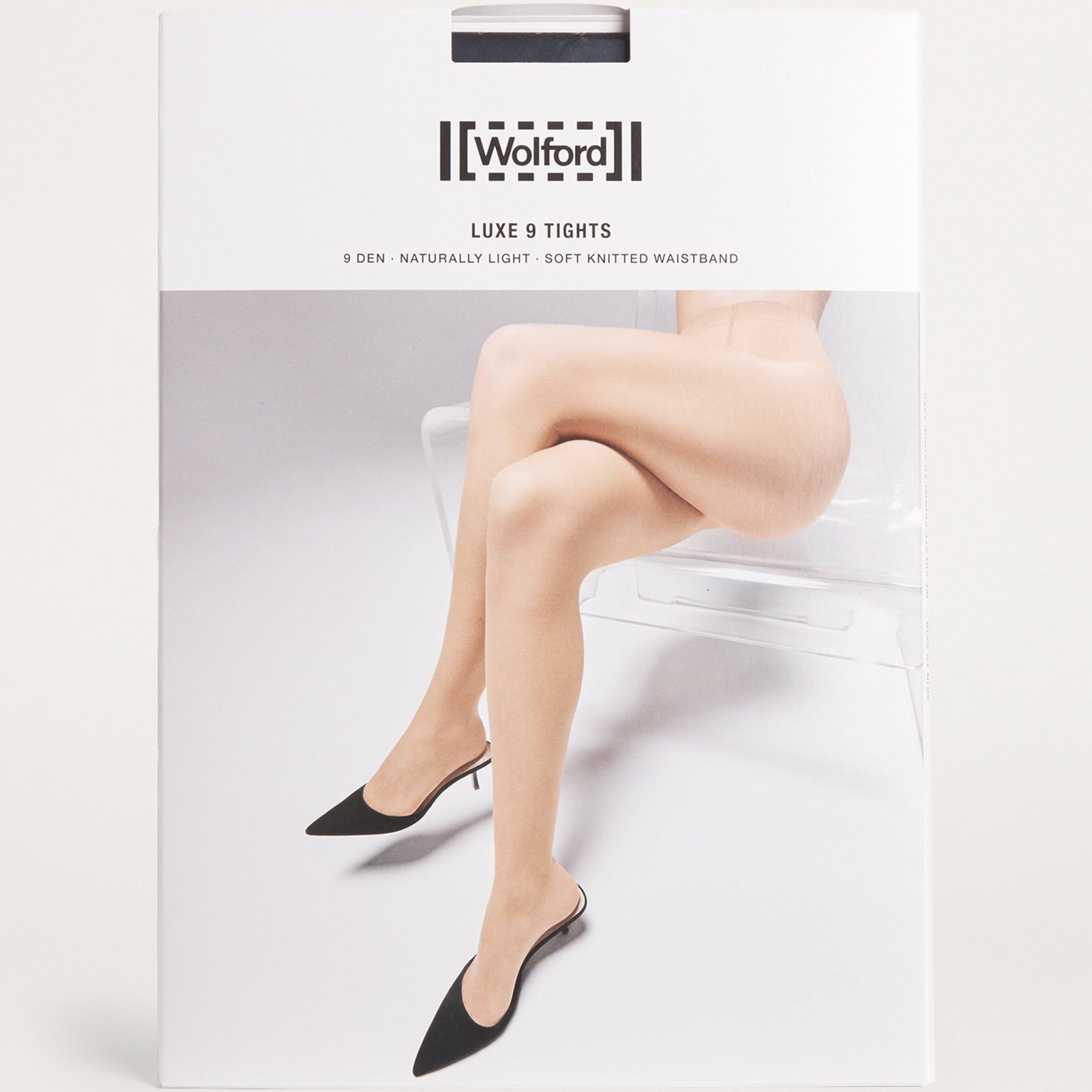 Wolford Black Luxe 9 Tights