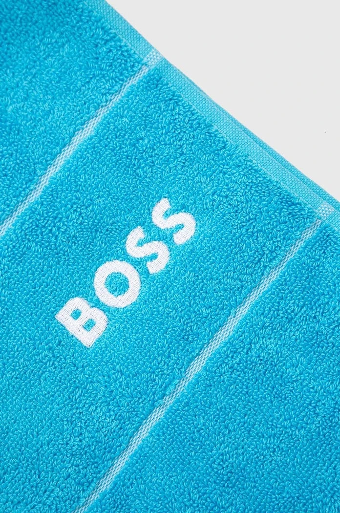 Малка памучна кърпа BOSS Plain River Blue 40 x 60 cm