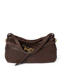 Brown Nappa Leather Aventure Shoulder Bag