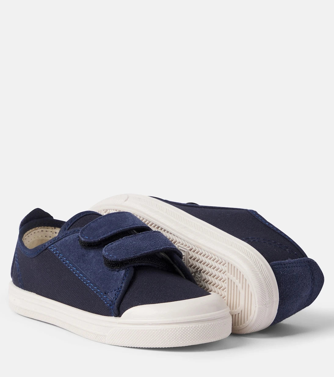Il Gufo - Suede-trimmed canvas sneakers