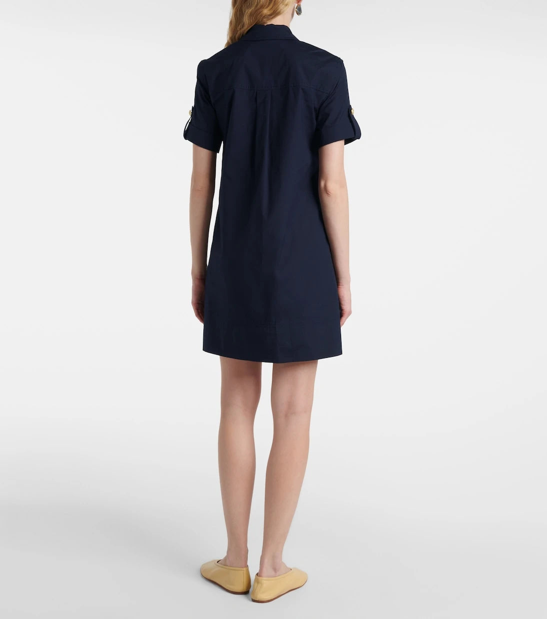 Veronica Beard - Lucca embellished linen shirt dress