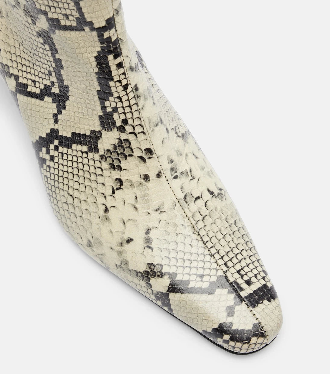Staud - Wally snake-effect leather ankle boots