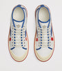 Canvas Leather-Trim Eliot Sneakers