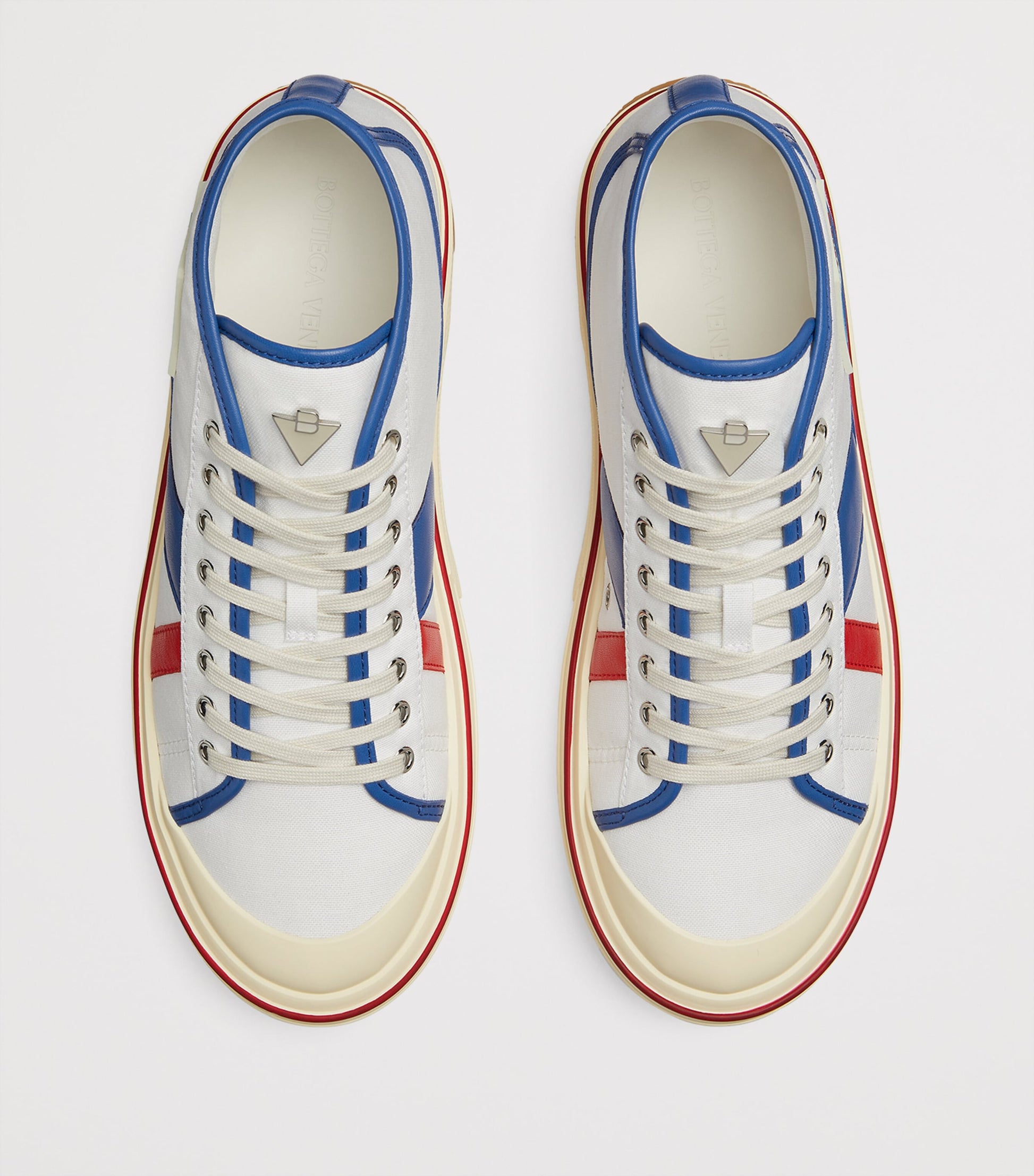 Canvas Leather-Trim Eliot Sneakers