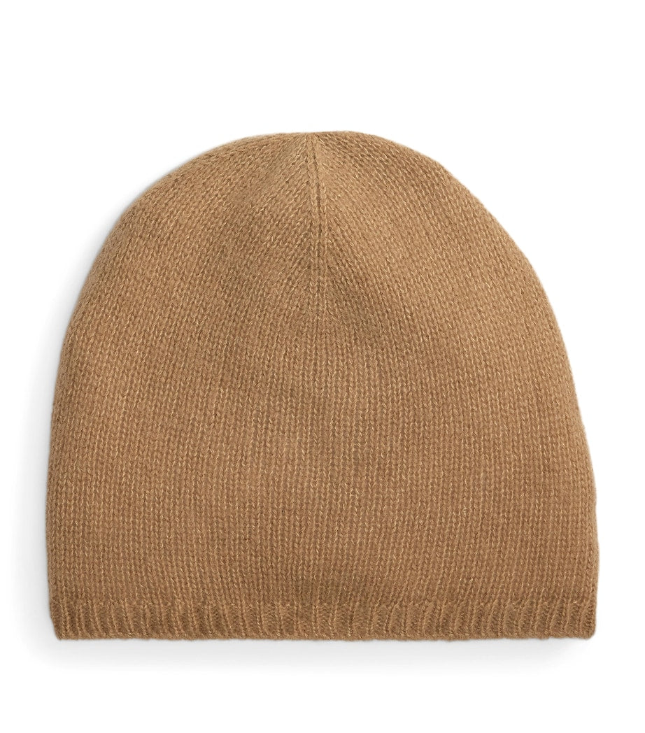 Ralph Lauren Collection Beige Cashmere-Blend Hat