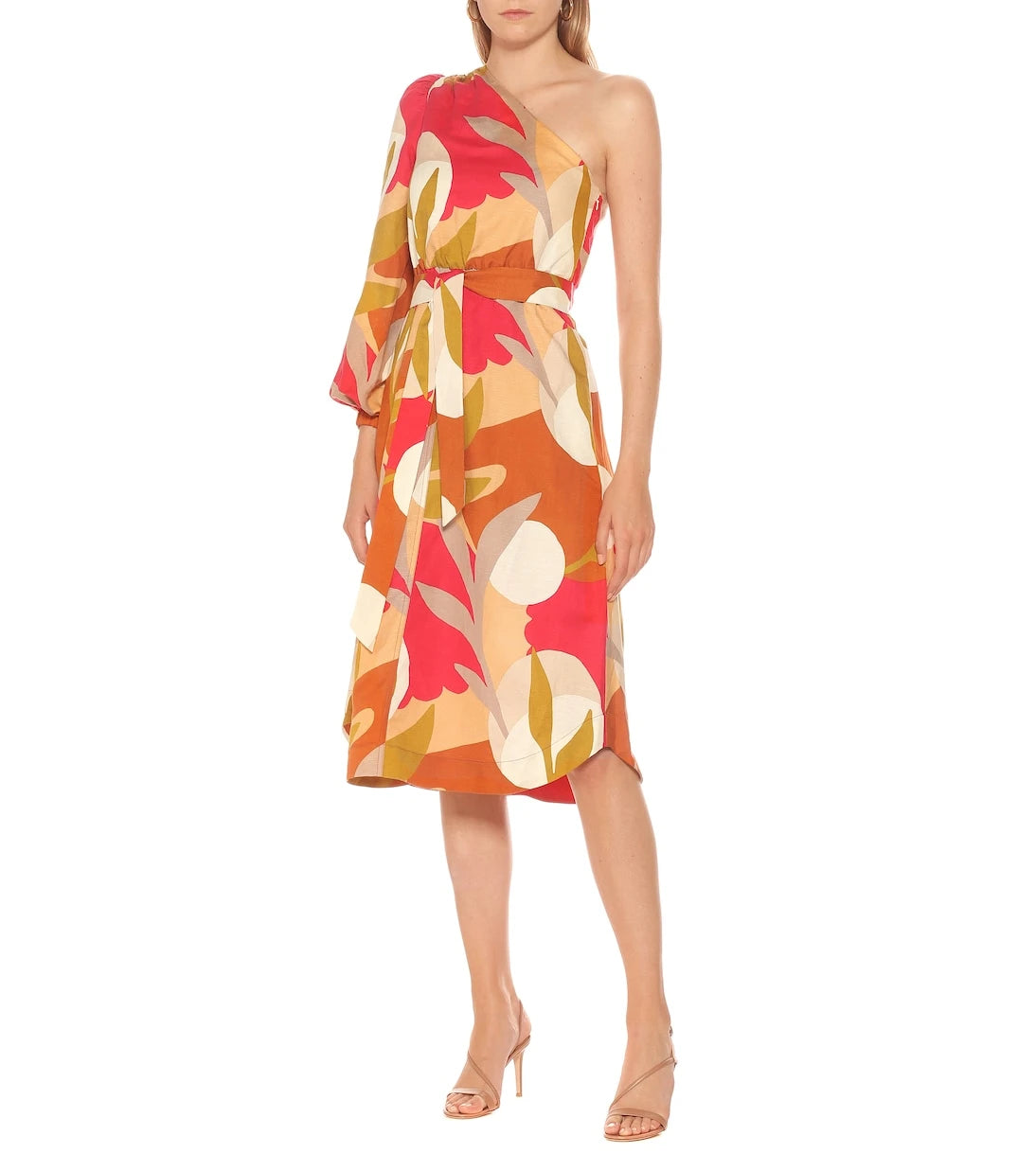 Rebecca Vallance - Sangria printed midi dress