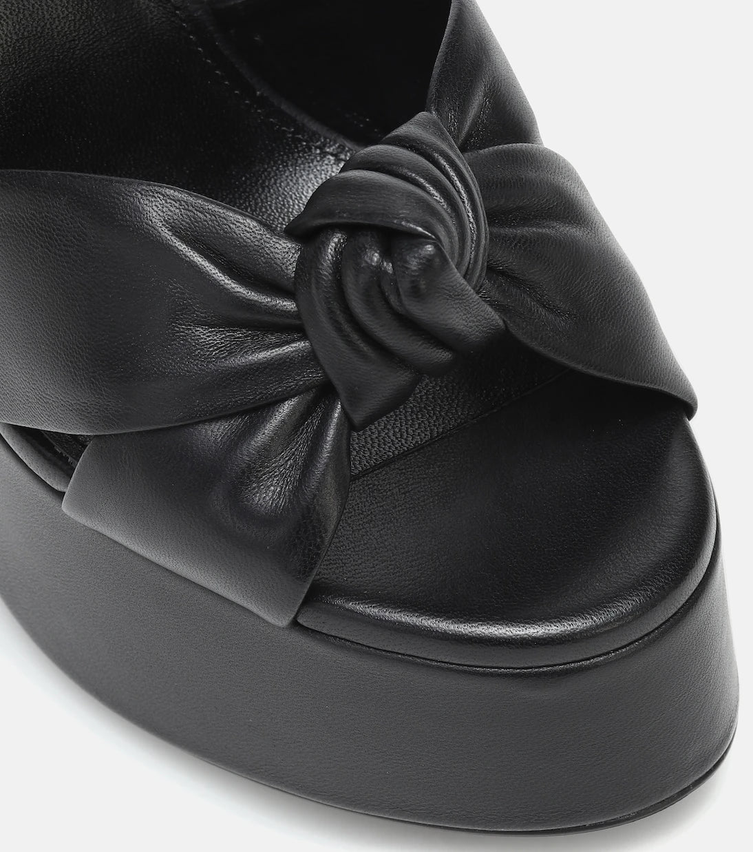 Saint Laurent - Bianca 125 leather platform sandals