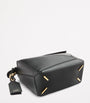LOEWE Black Small Leather Featherlight Puzzle Top-Handle Bag