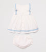 Petit Bateau Cotton Dress and Bloomers Set (3-24 Months)