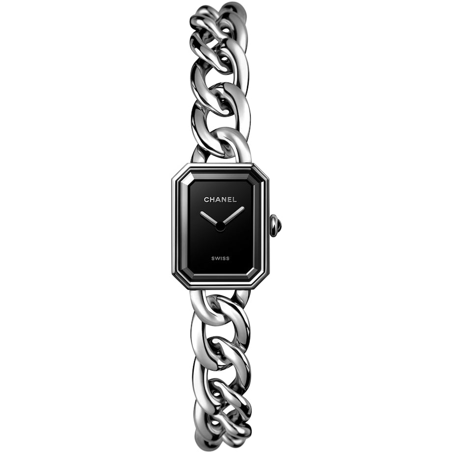CHANEL Small Steel Première Gourmette Chain Watch 15.2mm