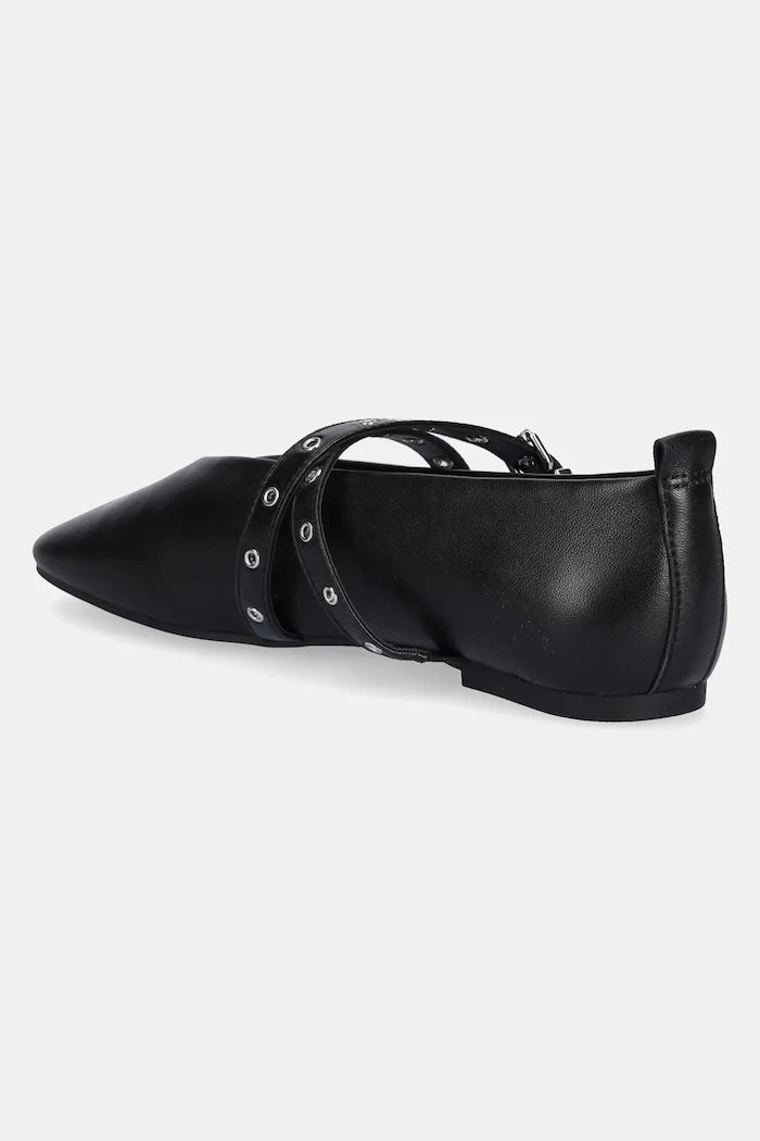 Tommy Jeans TJW LEATHER MARYJANE BALLERINA Deri Babet