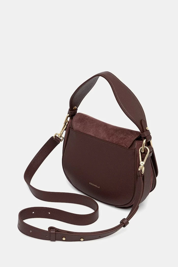 Coccinelle kadın süet crossbody çanta MAVERY SUEDE