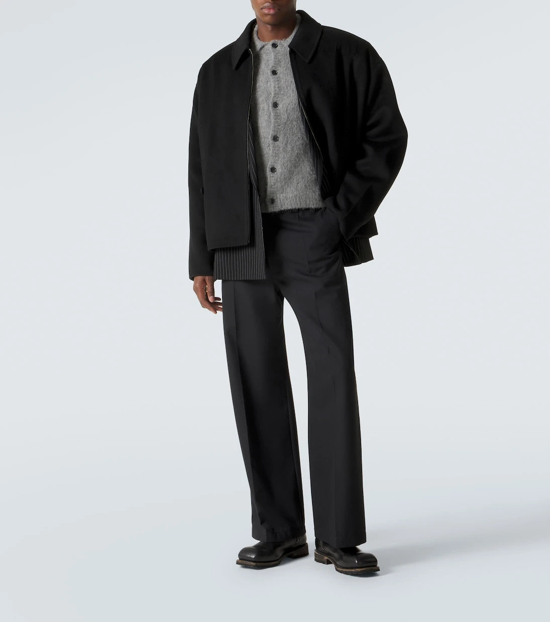 Acne Studios - جاكيت من الصوف والكشمير
