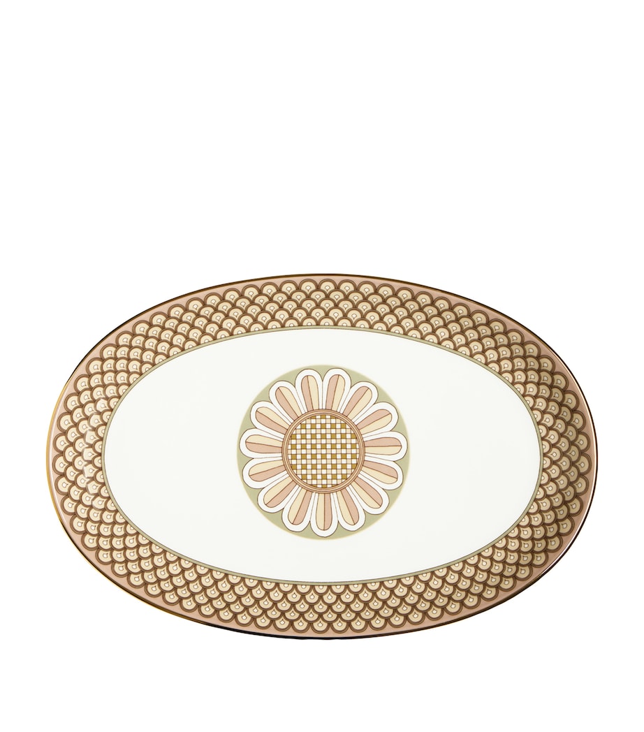 Porcelain Napoli Oval Platter (36cm)