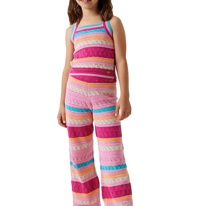 Guess çocuklar için pamuklu askılı bluz