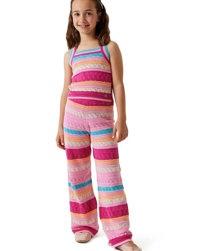 Guess çocuklar için pamuklu askılı bluz